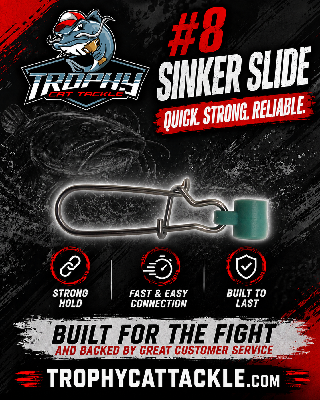 #8 Green Sinker Slide