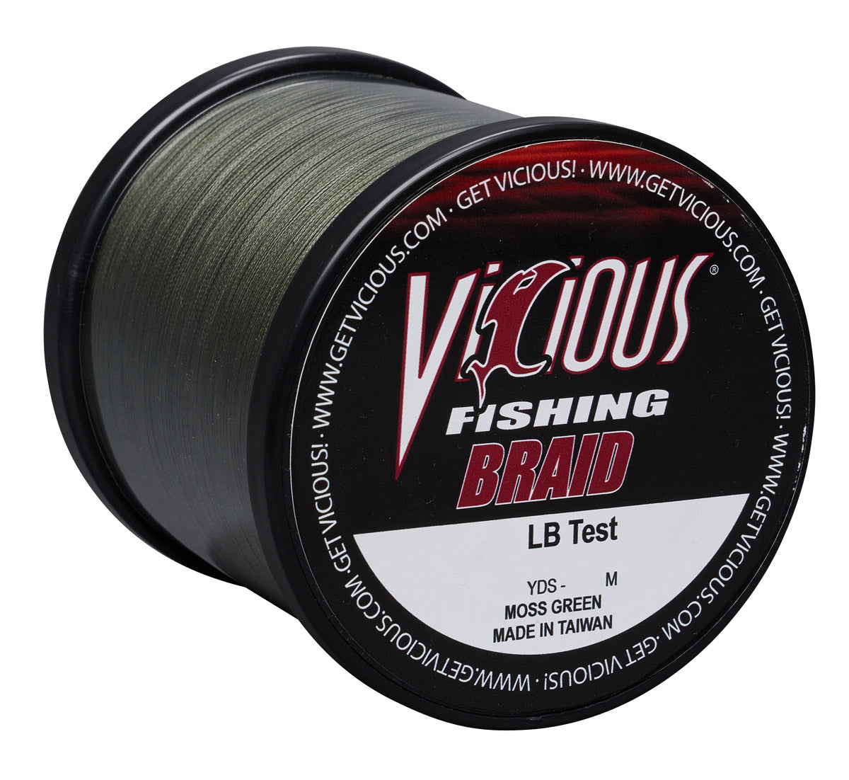 Vicious Standard Green Braid - 100 Lb Test