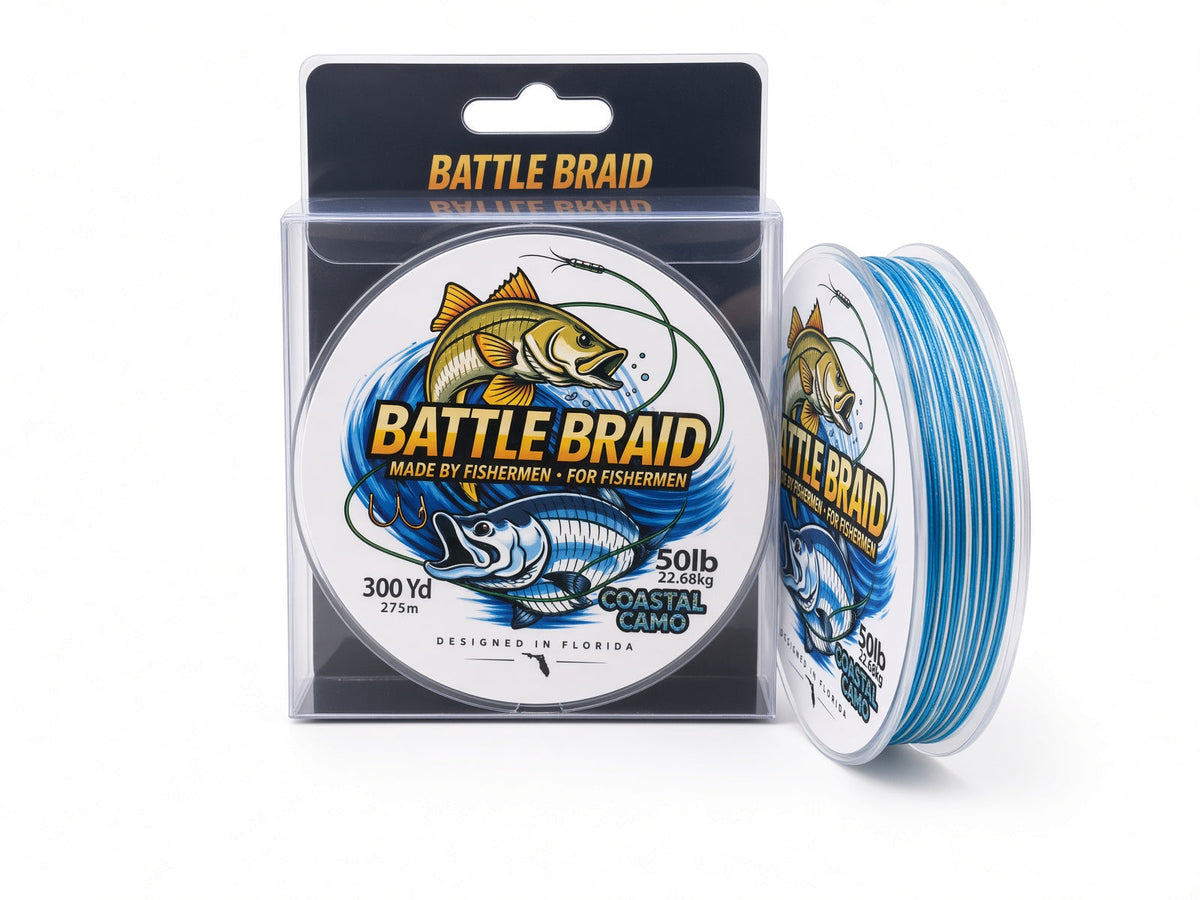 COASTAL CAMO 300YRD SPOOL 8x PE
