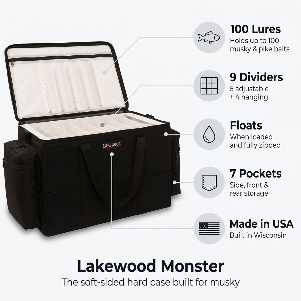 Monster Tackle Box, 100 Lures